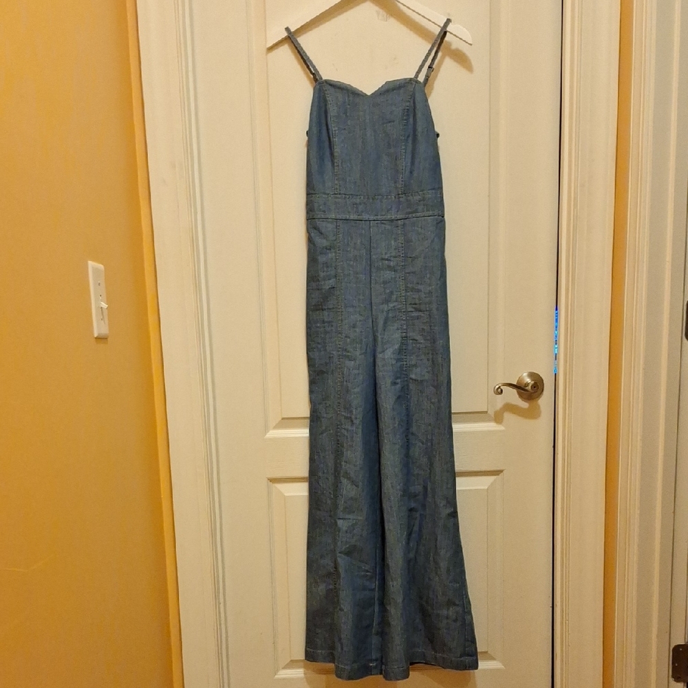 Jessica Simpson Light Blue Denim Romper Sz M